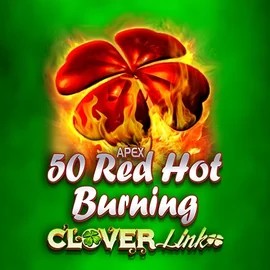 50 Red Hot Burning Clover Links casino game by Novomatic – featured logo at Instant Casino