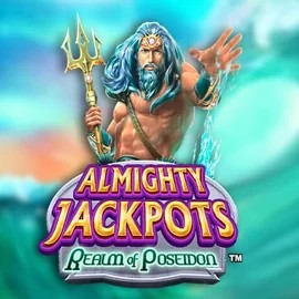 Almighty Jackpots – Realm of Poseidon logo – Jackpots by Novomatic at Instant Casino