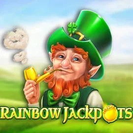 Rainbow Jackpots slot visual from Red Tiger Gaming available on instantscasino.ca