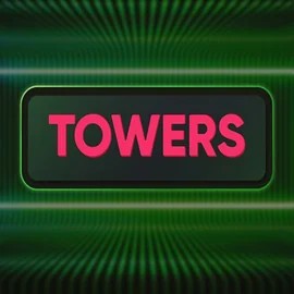 Towers slot logo by Turbo Games at Instant Casino
